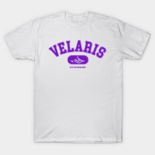 ACOTAR Velaris College Sweatshirt Logo Bright Purple T-Shirt